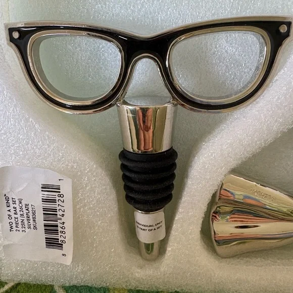 Kate Spade “Two of a Kind” 2 Pc Bar Set NWT - Picture 2 of 9